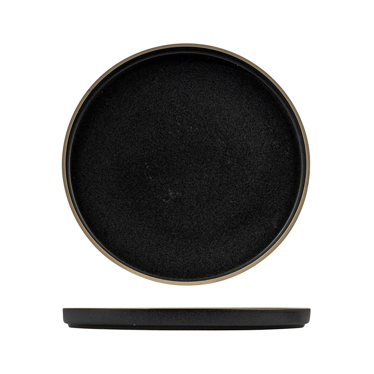 946727 Luzerne Mod Midnight Stackable Plate 270mm Globe Importers Adelaide Hospitality Supplies