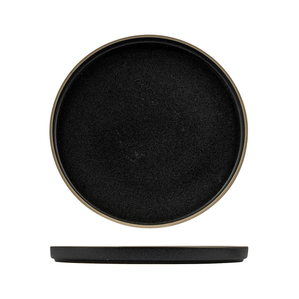 946727 Luzerne Mod Midnight Stackable Plate 270mm Globe Importers Adelaide Hospitality Supplies
