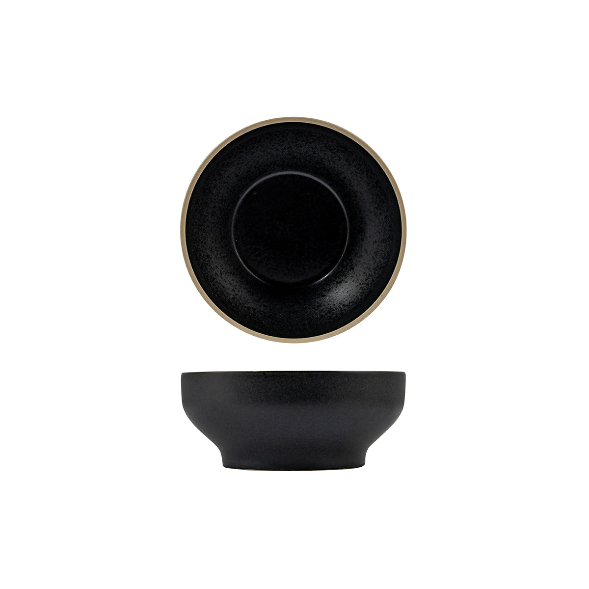 946740 Luzerne Mod Midnight Round Bowl 115x60mm / 325ml Globe Importers Adelaide Hospitality Supplies
