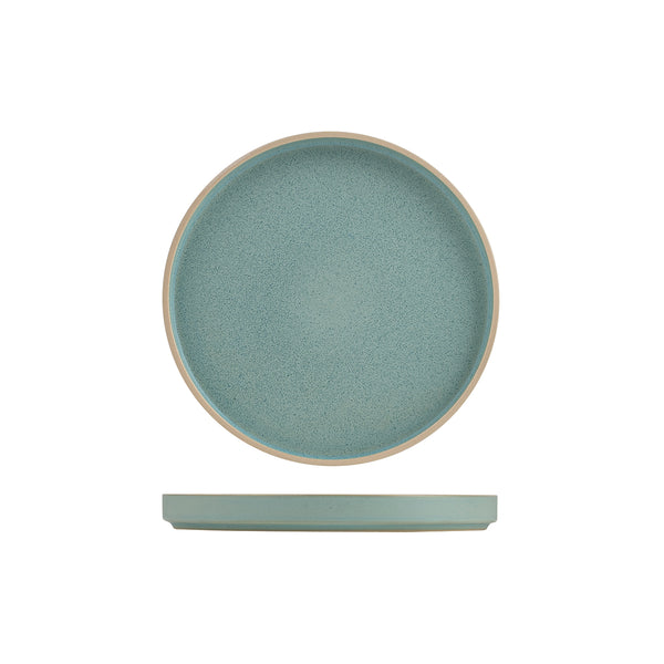 946820 Luzerne Mod Frosted Blue Stackable Plate 200mm Globe Importers Adelaide Hospitality Supplies