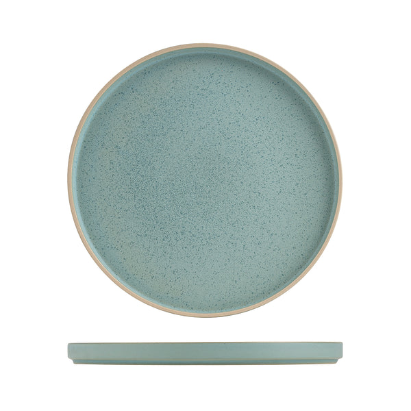 946827 Luzerne Mod Frosted Blue Stackable Plate 270mm Globe Importers Adelaide Hospitality Supplies
