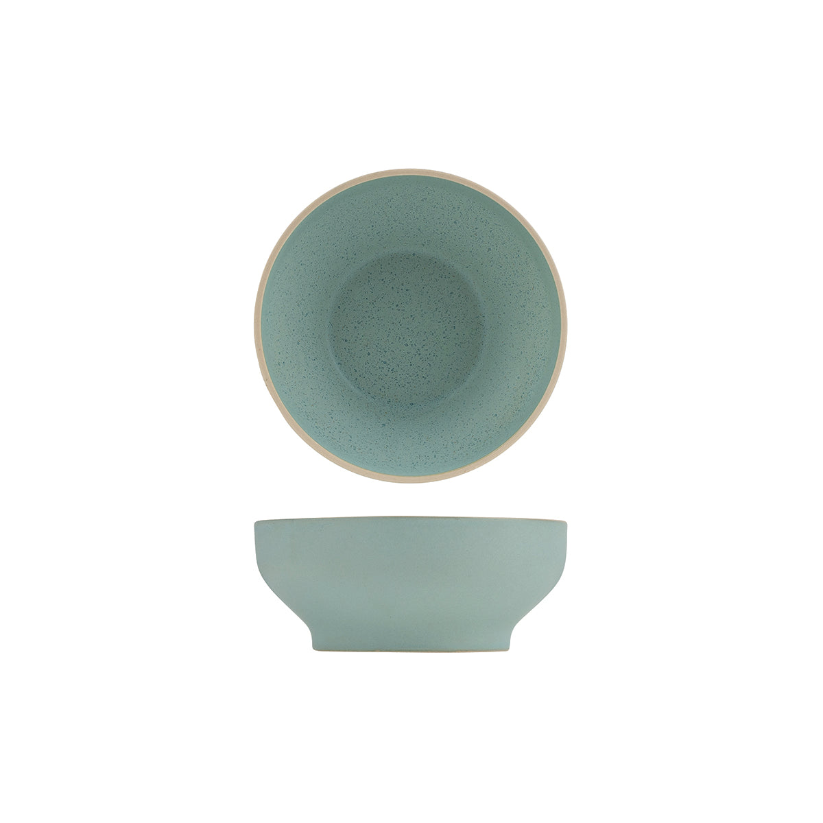 946840 Luzerne Mod Frosted Blue Round Bowl 115x60mm / 325ml Globe Importers Adelaide Hospitality Supplies