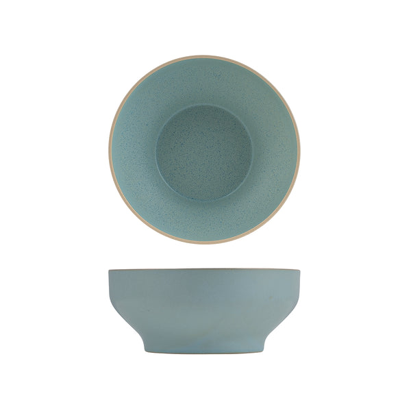 946842 Luzerne Mod Frosted Blue Round Bowl 182x77mm / 942ml Globe Importers Adelaide Hospitality Supplies