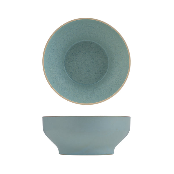 946843 Luzerne Mod Frosted Blue Round Bowl 212x91mm / 1577ml Globe Importers Adelaide Hospitality Supplies