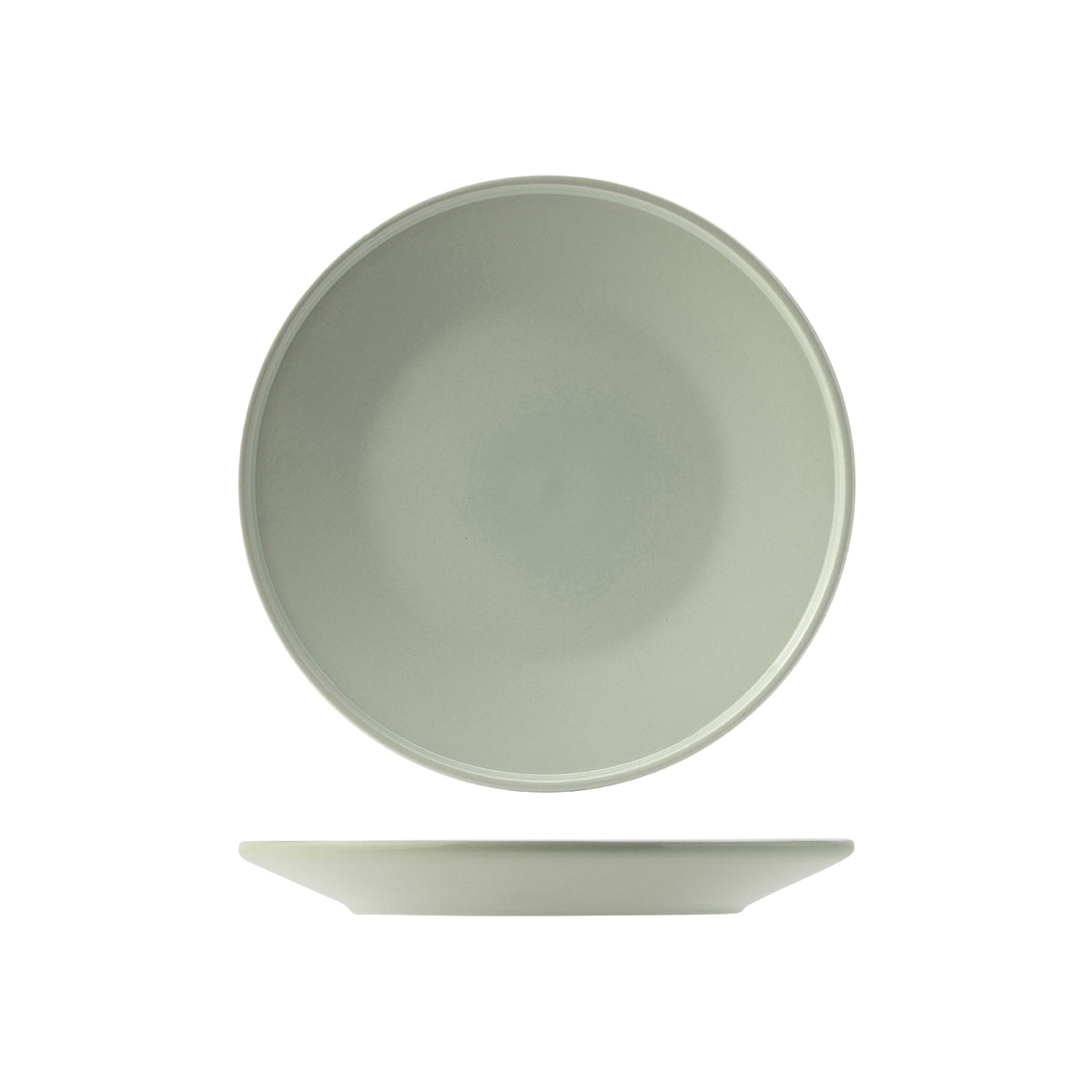 72.952011 Utopia Core Mint Stoneware Round Plate 270mm Globe Importers Adelaide Hospitality Supplies