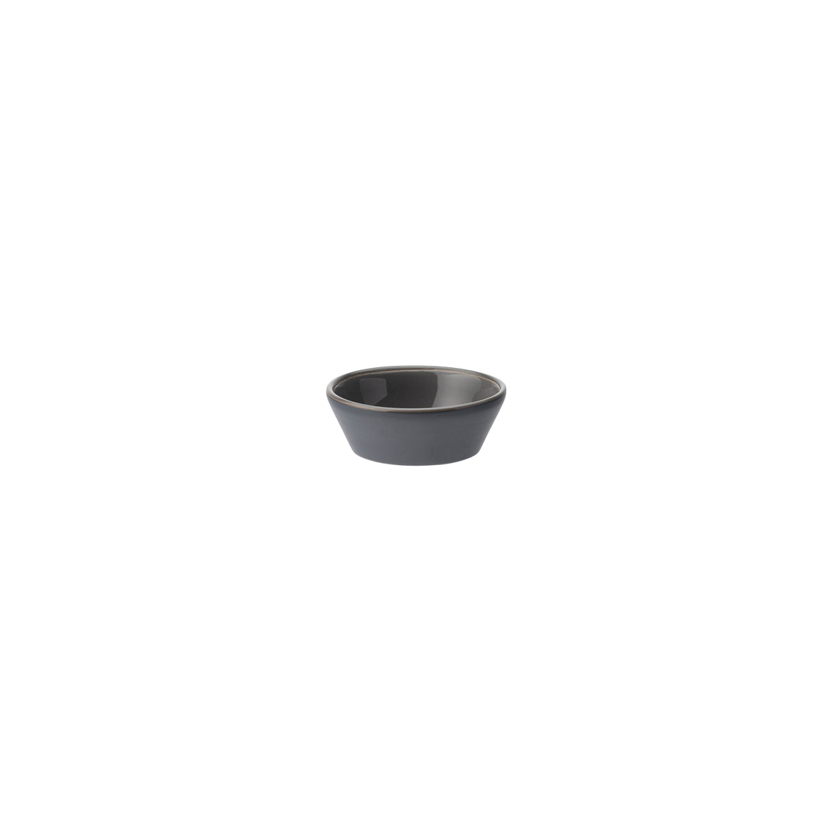 72.952101 Utopia Core Slate Stoneware Sauce Dish 95mm / 120ml Globe Importers Adelaide Hospitality Supplies