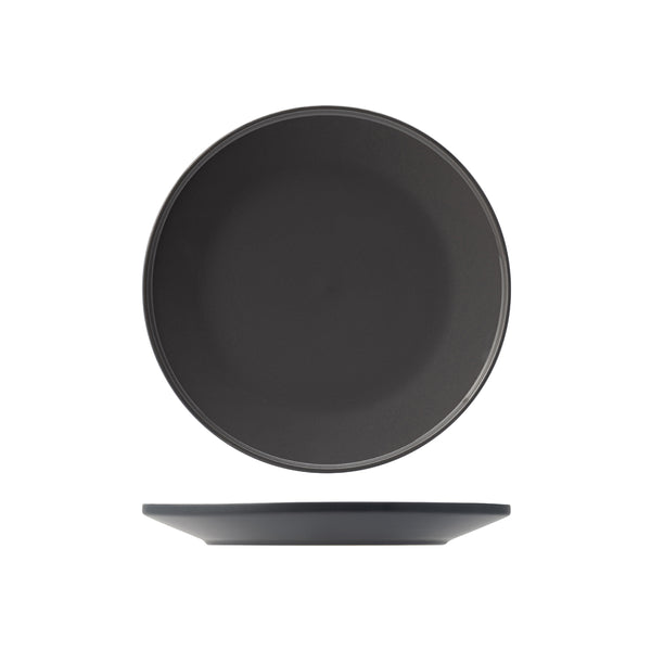 72.952111 Utopia Core Slate Stoneware Round Plate 270mm Globe Importers Adelaide Hospitality Supplies