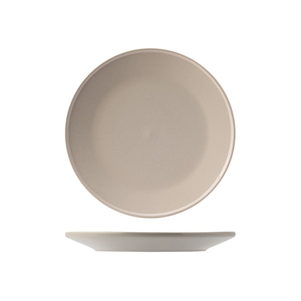 72.952211 Utopia Core Stone Stoneware Round Plate 270mm Globe Importers Adelaide Hospitality Supplies