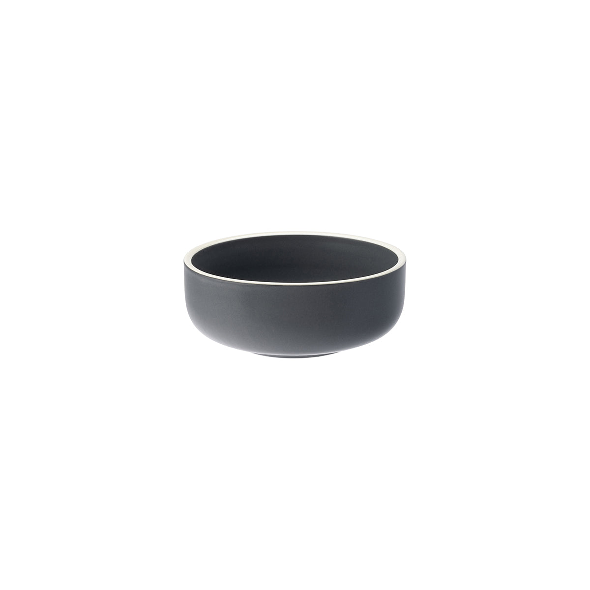 72.954025 Utopia Forma Charcoal Porcelain Round Bowl 145mm / 480ml Globe Importers Adelaide Hospitality Supplies