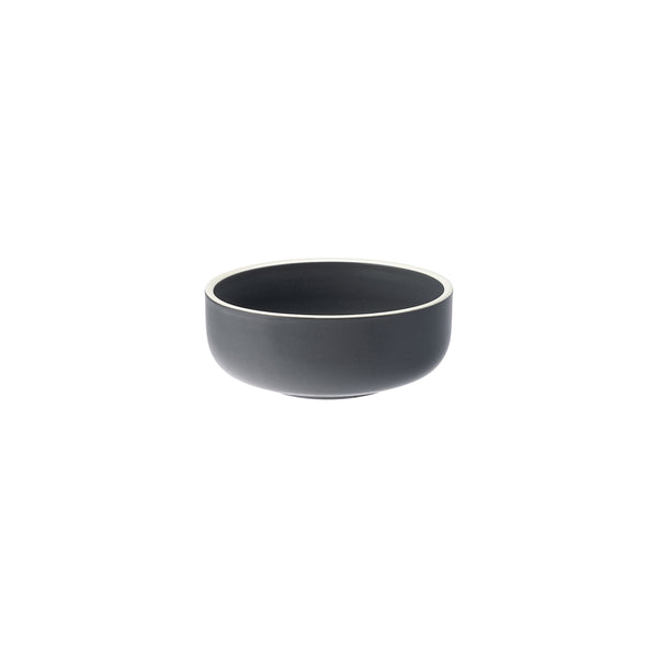 72.954025 Utopia Forma Charcoal Porcelain Round Bowl 145mm / 480ml Globe Importers Adelaide Hospitality Supplies