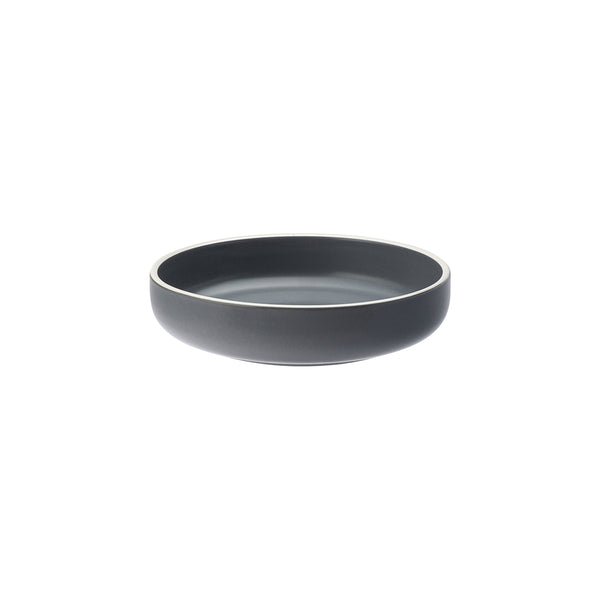72.954027 Utopia Forma Charcoal Porcelain Share Bowl 175mm / 560ml Globe Importers Adelaide Hospitality Supplies