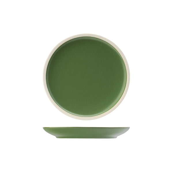 72.954106 Utopia Forma Forest Porcelain Round Coupe Plate 170mm Globe Importers Adelaide Hospitality Supplies