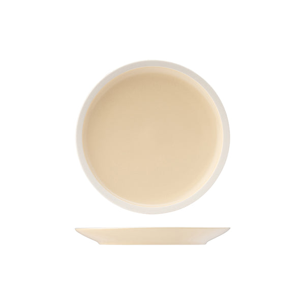 72.954206 Utopia Forma Vanilla Porcelain Round Coupe Plate 170mm Globe Importers Adelaide Hospitality Supplies