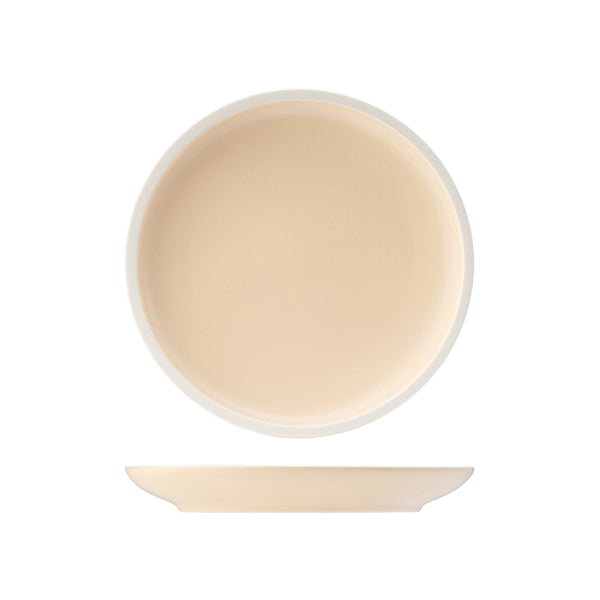 72.954208 Utopia Forma Vanilla Porcelain Round Coupe Plate 210mm Globe Importers Adelaide Hospitality Supplies