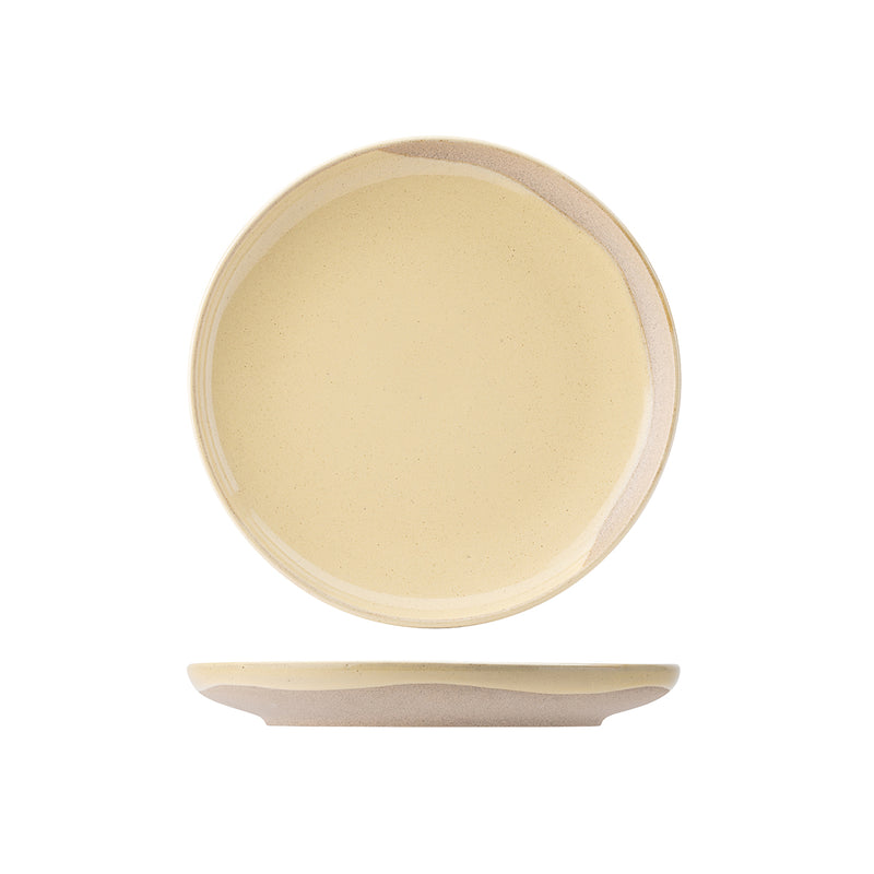 956007 Utopia Oregon Buttermilk Porcelain Round Plate 210mm Globe Importers Adelaide Hospitality Supplies