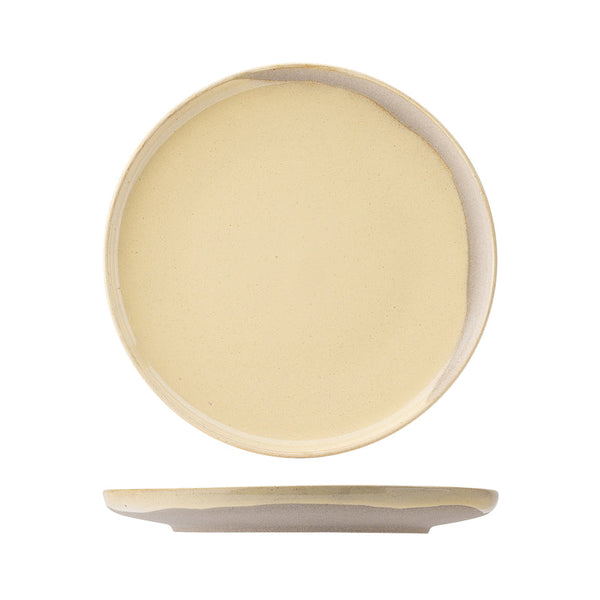 956010 Utopia Oregon Buttermilk Porcelain Round Plate 255mm Globe Importers Adelaide Hospitality Supplies