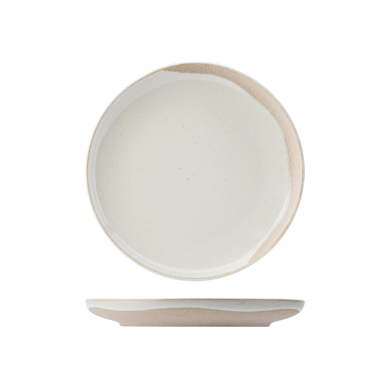 956107 Utopia Oregon Cloud Porcelain Round Plate 210mm Globe Importers Adelaide Hospitality Supplies