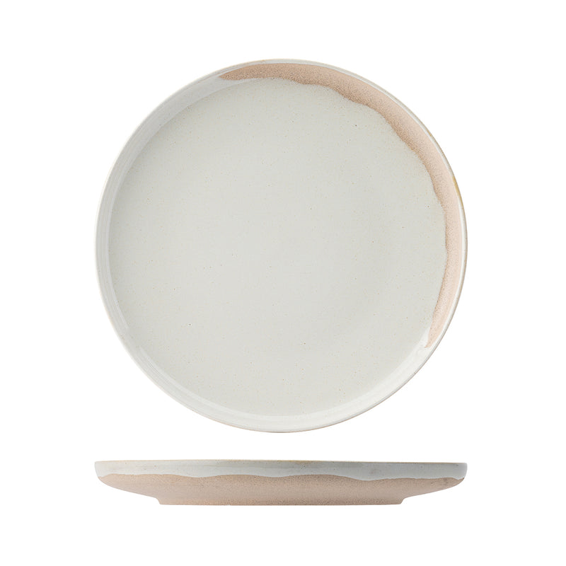 956110 Utopia Oregon Cloud Porcelain Round Plate 255mm Globe Importers Adelaide Hospitality Supplies