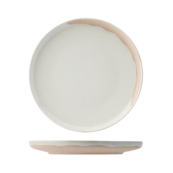 956110 Utopia Oregon Cloud Porcelain Round Plate 255mm Globe Importers Adelaide Hospitality Supplies