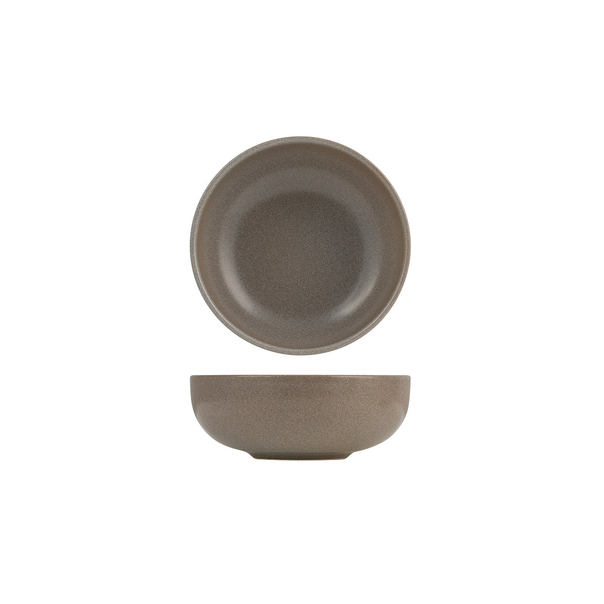 72.959024 Eclipse Uno Light Grey Round Walled Bowl 125mm / 350ml Globe Importers Adelaide Hospitality Supplies