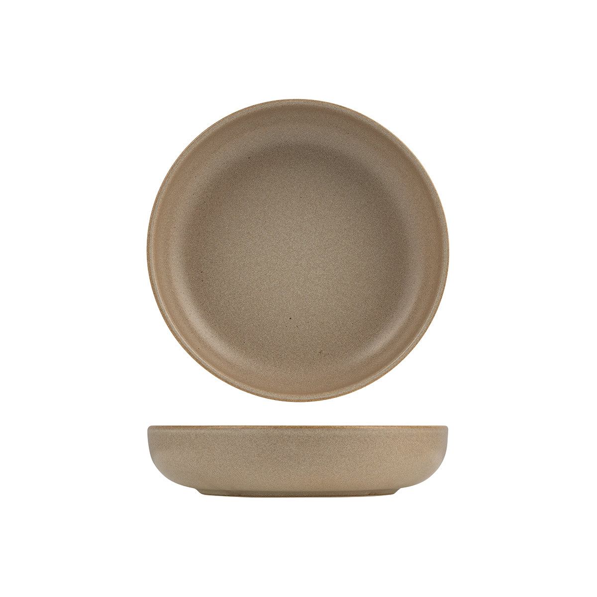 72.959128 Eclipse Uno Taupe Share Walled Bowl 220mm / 1150ml Globe Importers Adelaide Hospitality Supplies