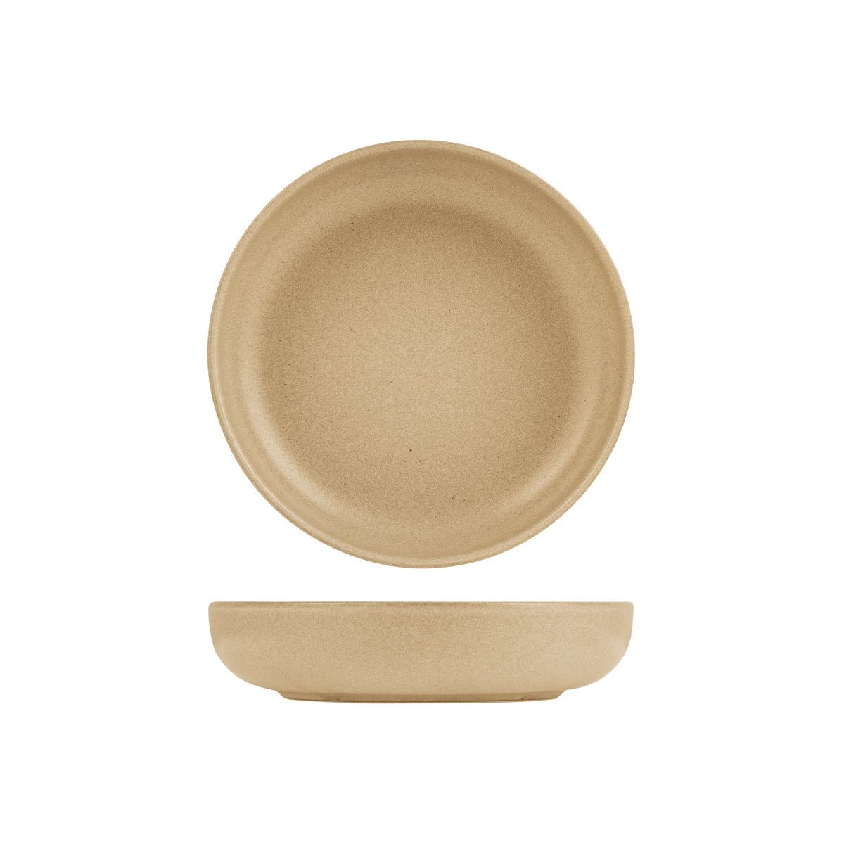 72.959128 Eclipse Uno Taupe Share Walled Bowl 220mm / 1150ml Globe Importers Adelaide Hospitality Supplies