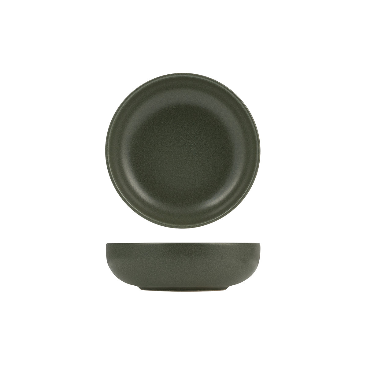 72.959225 Eclipse Uno Green Round Walled Bowl 160mm / 550ml Globe Importers Adelaide Hospitality Supplies