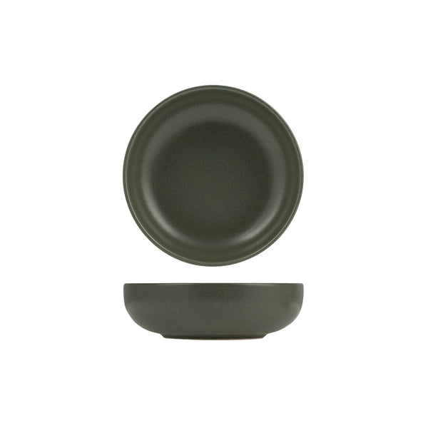 72.959225 Eclipse Uno Green Round Walled Bowl 160mm / 550ml Globe Importers Adelaide Hospitality Supplies