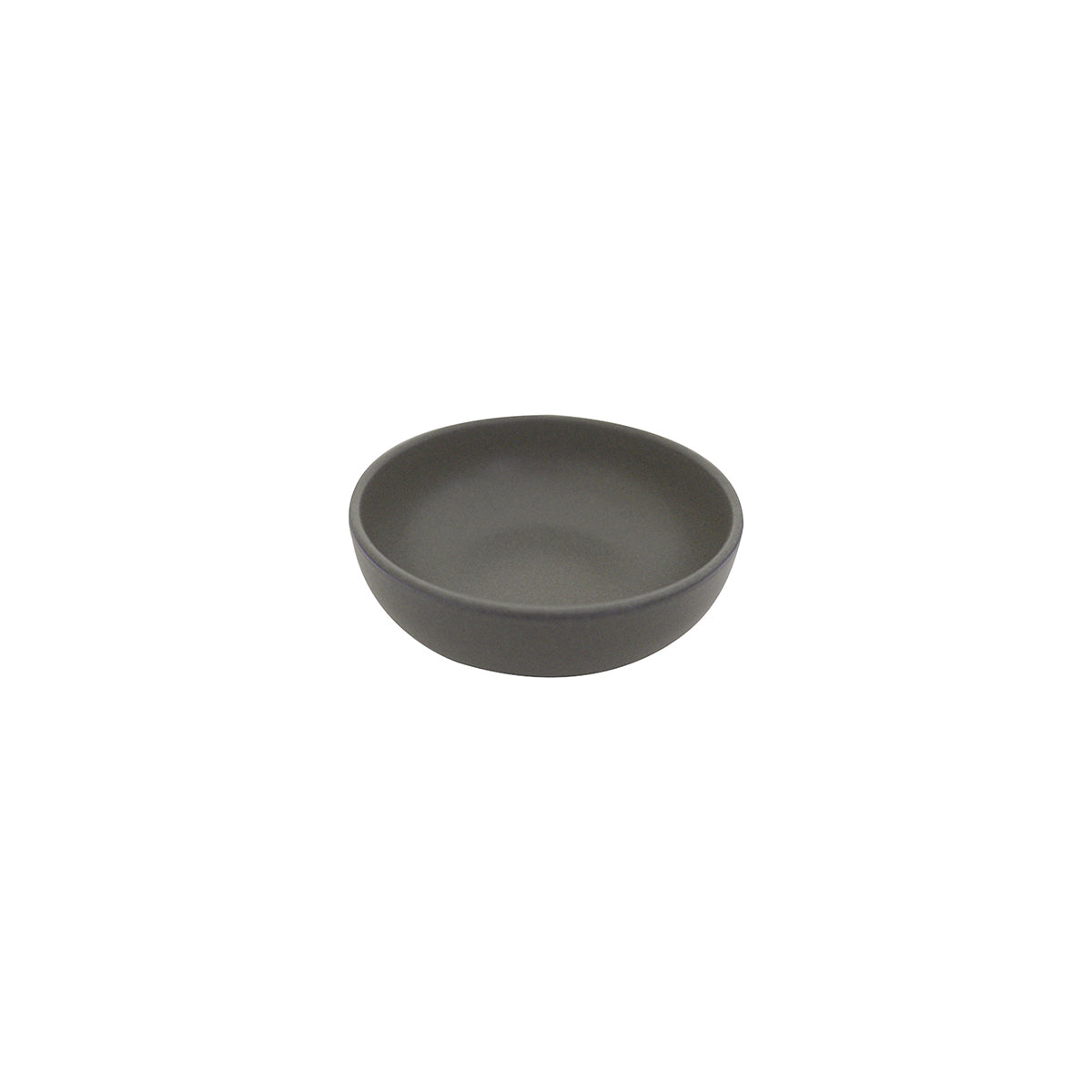 72.959324 Eclipse Uno Dark Grey Round Walled Bowl 125mm / 350ml Globe Importers Adelaide Hospitality Supplies