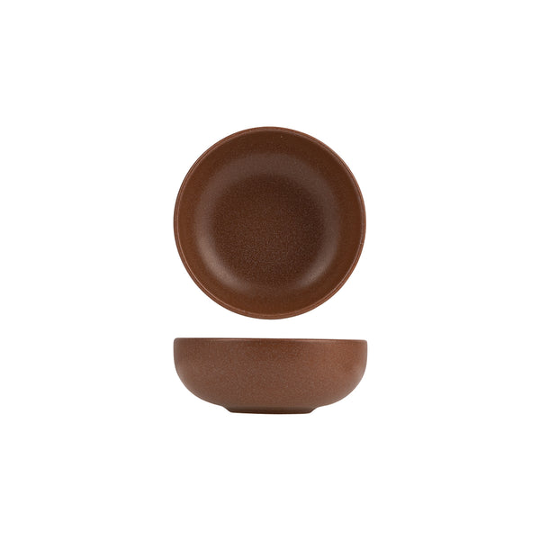 72.959524 Eclipse Uno Brown Round Walled Bowl 125mm / 350ml Globe Importers Adelaide Hospitality Supplies