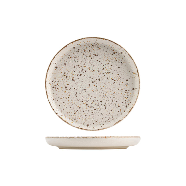 72.959932 Eclipse Duo Pebble Round Walled Plate 220x30mm Globe Importers Adelaide Hospitality Supplies