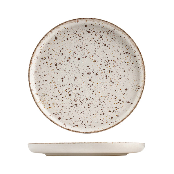 72.959933 Eclipse Duo Pebble Round Walled Plate 280x30mm Globe Importers Adelaide Hospitality Supplies