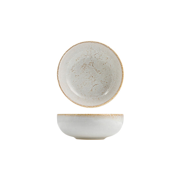 72.959975 Eclipse Duo Limestone Round Walled Bowl 125mm / 350ml Globe Importers Adelaide Hospitality Supplies