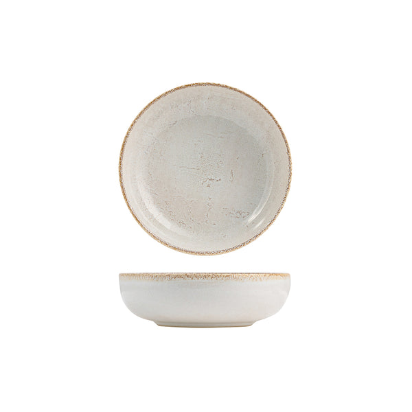 72.959976 Eclipse Duo Limestone Round Walled Bowl 160mm / 550ml Globe Importers Adelaide Hospitality Supplies