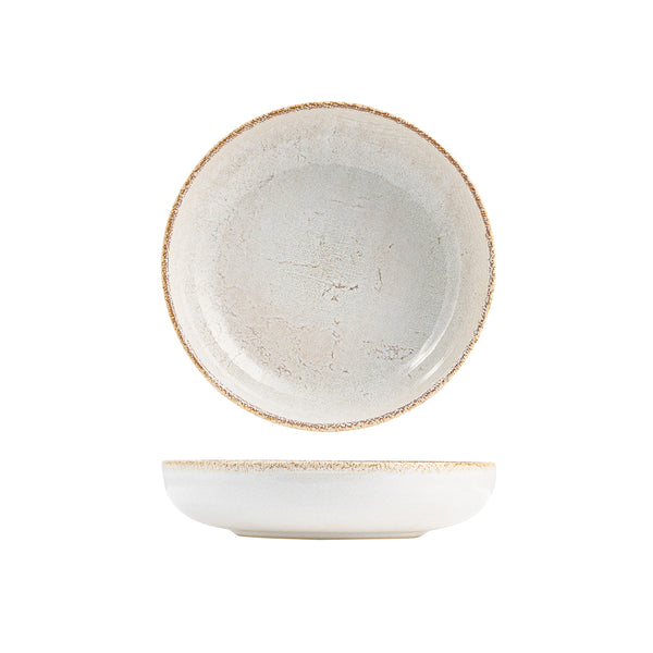 72.959977 Eclipse Duo Limestone Share Walled Bowl 220mm / 1150ml Globe Importers Adelaide Hospitality Supplies
