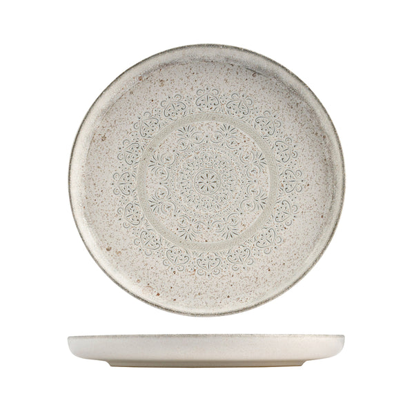72.959983 Eclipse Duo Sahara Round Walled Plate 280x30mm Globe Importers Adelaide Hospitality Supplies