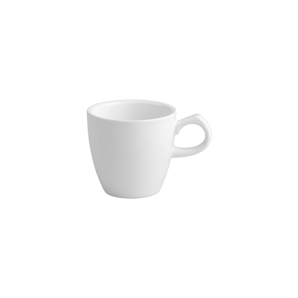 72.976209 Lusso White Tall Coffee Cup 150ml Globe Importers Adelaide Hospitality Supplies