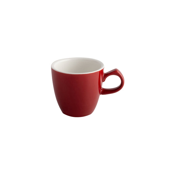 72.976108 Lusso Cherry Tall Coffee Cup 150ml Globe Importers Adelaide Hospitality Supplies