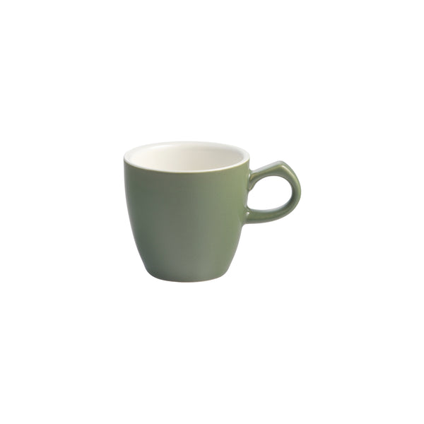 72.976209 Lusso Olive Tall Coffee Cup 150ml Globe Importers Adelaide Hospitality Supplies