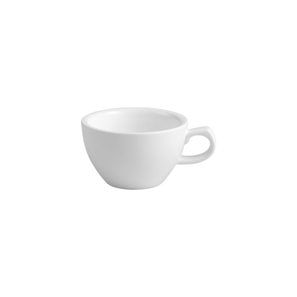 72.976209 Lusso White Tea / Coffee Cup 200ml Globe Importers Adelaide Hospitality Supplies