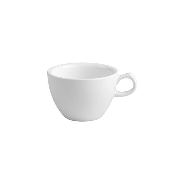 72.976389 Lusso White Grand Megacinno Cup 350ml Globe Importers Adelaide Hospitality Supplies