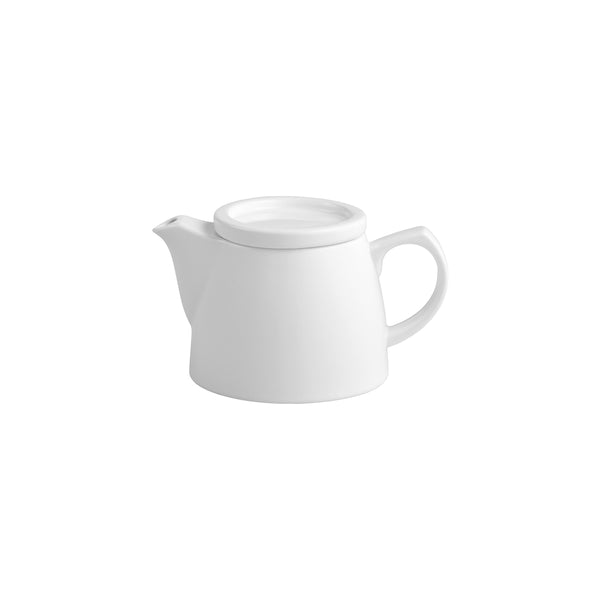 72.976400 Lusso White Teapot 350ml Globe Importers Adelaide Hospitality Supplies