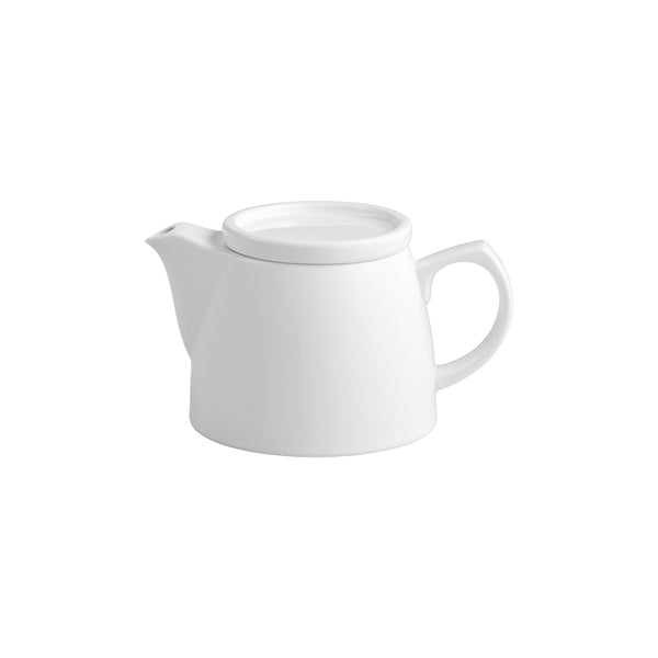 72.976430 Lusso White Teapot 500ml Globe Importers Adelaide Hospitality Supplies