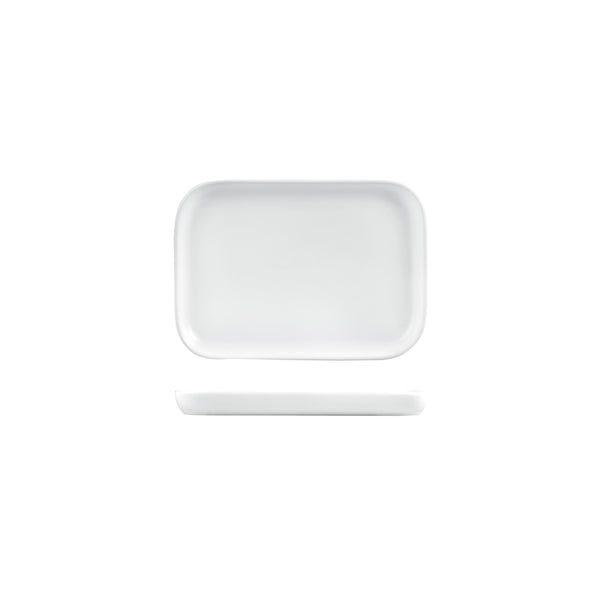 978701 Bevande Bianco Rectangular Tray 180mm Globe Importers Adelaide Hospitality Supplies