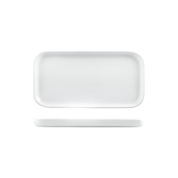 978711 Bevande Bianco Rectangular Tray 250mm Globe Importers Adelaide Hospitality Supplies