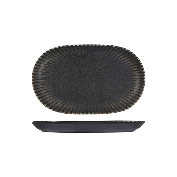 72.98810065 ID Fine Reckless Oval Coupe Platter 330x210mm Globe Importers Adelaide Hospitality Supplies