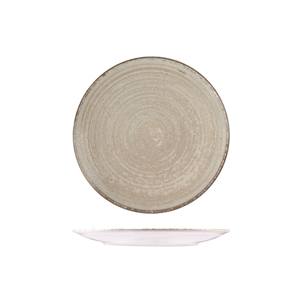 72.98810623 ID Fine Mocha Round Coupe Plate 230mm Globe Importers Adelaide Hospitality Supplies