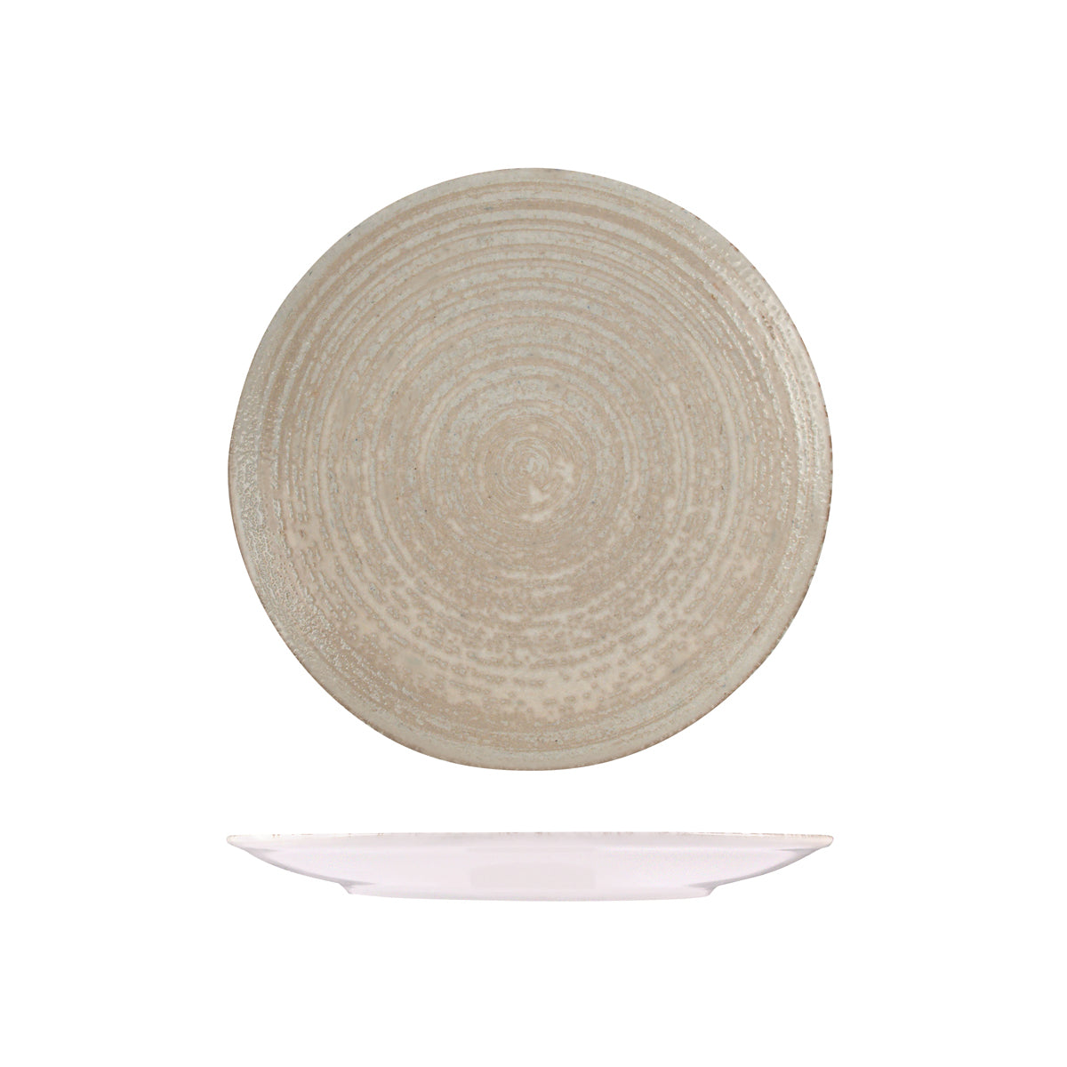 72.98810627 ID Fine Mocha Round Coupe Plate 270mm Globe Importers Adelaide Hospitality Supplies