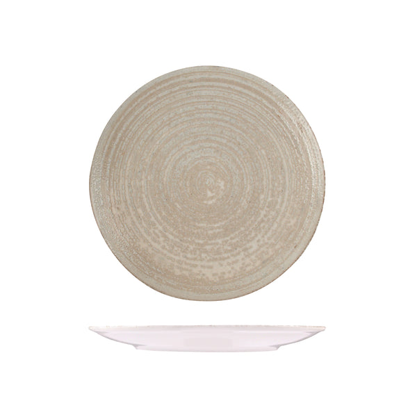 72.98810627 ID Fine Mocha Round Coupe Plate 270mm Globe Importers Adelaide Hospitality Supplies