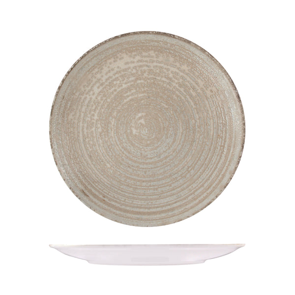 72.98810630 ID Fine Mocha Round Coupe Plate 300mm Globe Importers Adelaide Hospitality Supplies